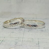 Обручальные кольца 49724816 | 49724816-Ю15590 из серебра, фигурные