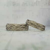 Обручальные кольца 43722066 | 43722066-Ю15605 из белого золота, фигурные