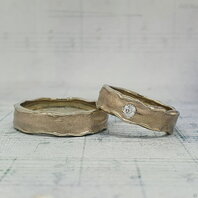 Обручальные кольца 41320576 | 41320576-Ю15619 из белого золота, фигурные