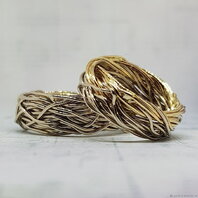 Обручальные кольца 40194394 | 40194394-Ю15623 из желтого золота, фигурные