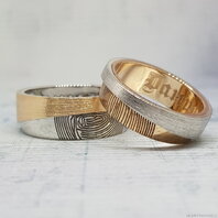 Обручальные кольца 40200024 | 40200024-Ю15630 комбинированные, фигурные