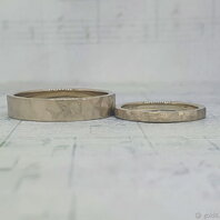 Обручальные кольца 49674126 | 49674126-Ю15631 из белого золота, гладкие