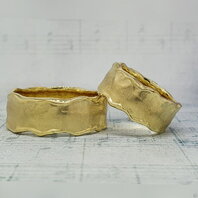 Обручальные кольца 41321368 | 41321368-Ю15642 из желтого золота, фигурные