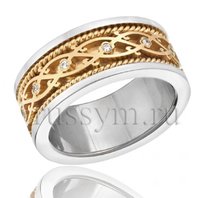 Арт. 1084 Русский узор с филигранью-Р4119