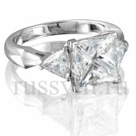 Арт. бриллиантами огранки принцесса-Р4135