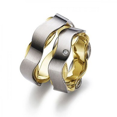 Обручальные кольца C10245 - Дизайн студия Cerise Piaf / СЕРИЗ ПИАФ