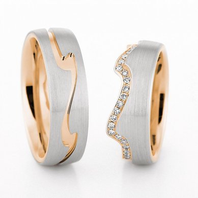 Обручальные кольца C10283 - Дизайн студия Cerise Piaf / СЕРИЗ ПИАФ