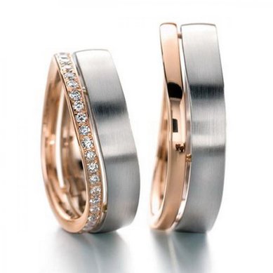 Обручальные кольца C10296 - Дизайн студия Cerise Piaf / СЕРИЗ ПИАФ