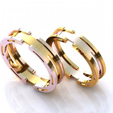 Обручальное кольцо 0053-Д10304 - Ювелирная выставка Дубровка