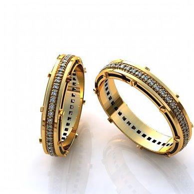 Обручальное кольцо 0019-Д10308 - Ювелирная выставка Дубровка