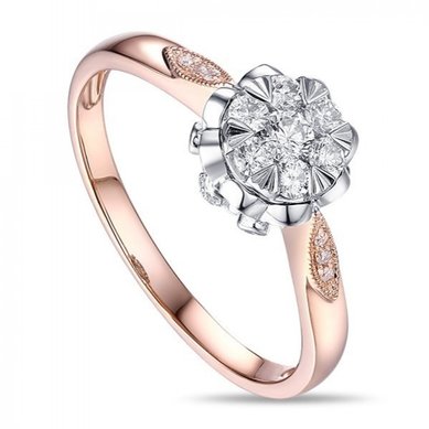 Помолвочное кольцо R2611-1851142AD-М10322 - Ювелирный бренд Московский ювелирный завод