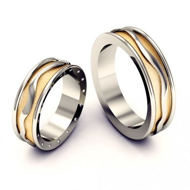 Обручальные кольца KO-OKNR007-K1033 - Ювелирный салон KotaOsta