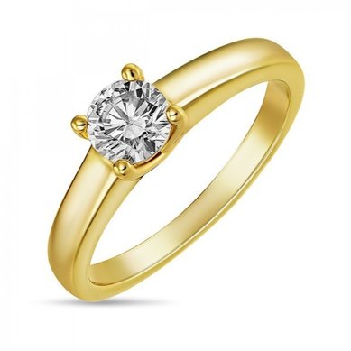 Помолвочное кольцо R01-SOL40-050-G2-М10330 - Ювелирный бренд Московский ювелирный завод