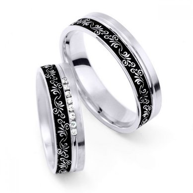 Обручальные кольца WR-ORN-13 | WR-ORN-13-S10406 - Ювелирный салон Skyline Jewelry