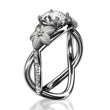 Помолвочное кольцо 1040-O10441 - Студия обручальных колец OBRUCHALKI.com