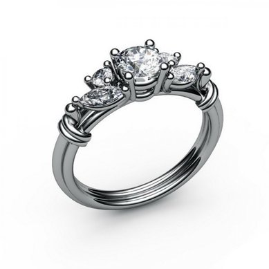 Помолвочное кольцо ПК-1030-Д10446 - Ювелирная выставка Дубровка