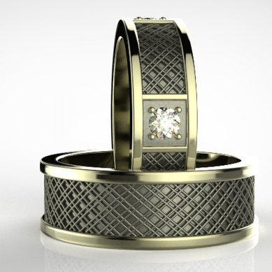 Обручальные кольца 1001-Н10495 - Ювелирный салон На Неглинной / Ювелиры Москвы