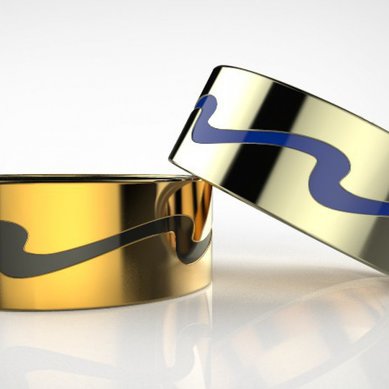 Обручальные кольца 1013-Н10497 - Ювелирный салон На Неглинной / Ювелиры Москвы