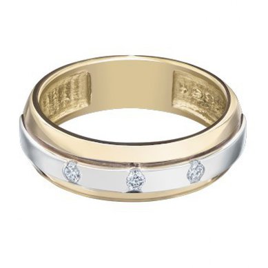 Обручальное кольцо 1452-М10518 - Ювелирный Дом Маска