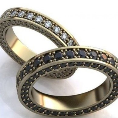 Обручальные кольца A10524 - Ювелирная компания AdamantCROWN