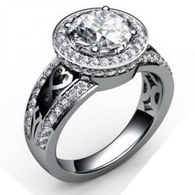 Помолвочное кольцо A10557 - Ювелирная компания AdamantCROWN