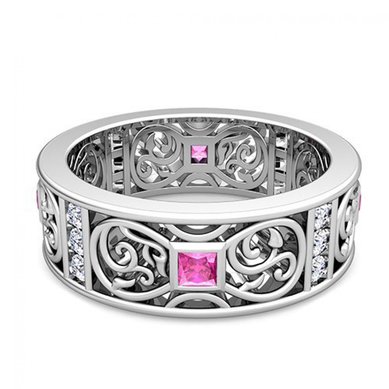 Обручальное кольцо A10561 - Ювелирная компания AdamantCROWN