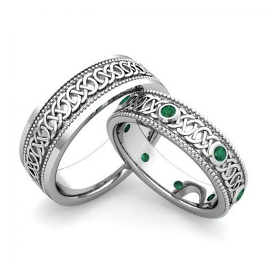 Обручальные кольца A10563 - Ювелирная компания AdamantCROWN