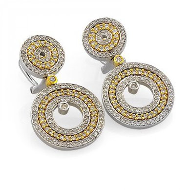 Серьги A10586 - Ювелирная компания AdamantCROWN