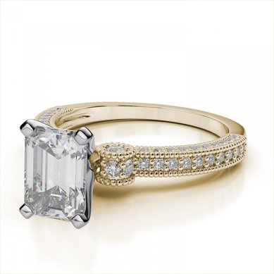 Помолвочное кольцо A10672 - Ювелирная компания AdamantCROWN