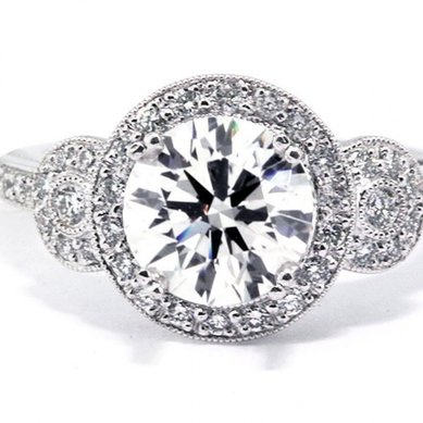 Помолвочное кольцо A10684 - Ювелирная компания AdamantCROWN