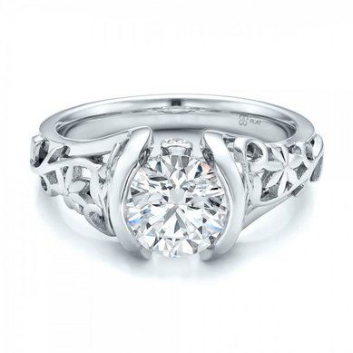 Помолвочное кольцо A10687 - Ювелирная компания AdamantCROWN