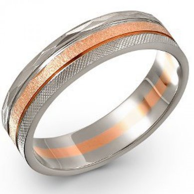 Обручальное кольцо Валенсия 5 мм арт.459-L10817 - Ювелирный салон LAROISE/ Лароис