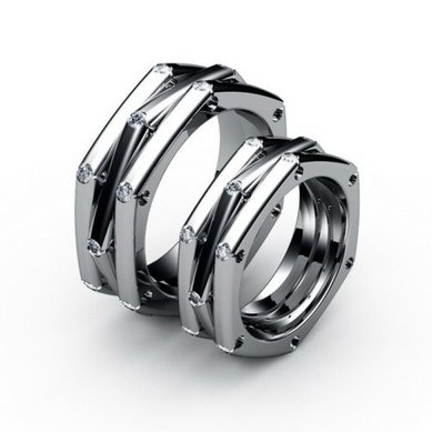 Обручальные кольца KO-OKNR014-K1083 - Ювелирный салон KotaOsta