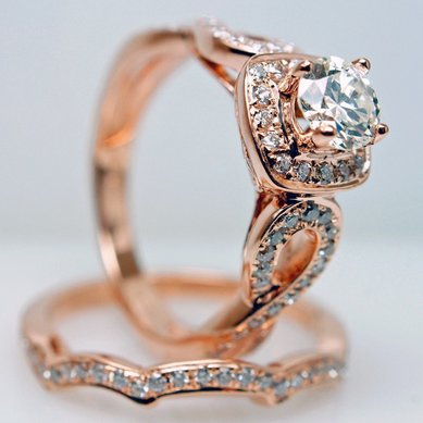 Обручальное и помолвочное кольца J10836 - Ювелирная студия JEWELRY & DIAMONDS