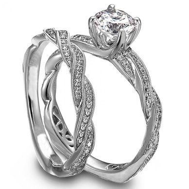 Обручальное и помолвочное кольца J10843 - Ювелирная студия JEWELRY & DIAMONDS