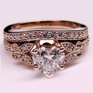 Обручальное и помолвочное кольца J10847 - Ювелирная студия JEWELRY & DIAMONDS