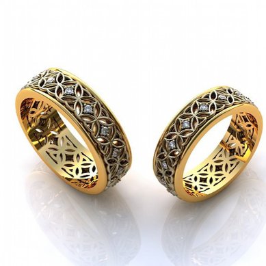 Обручальные кольца J10852 - Ювелирная студия JEWELRY & DIAMONDS