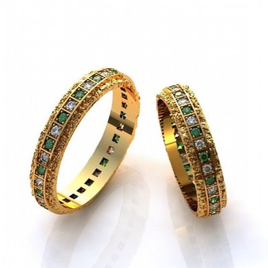 Обручальные кольца J10858 - Ювелирная студия JEWELRY & DIAMONDS
