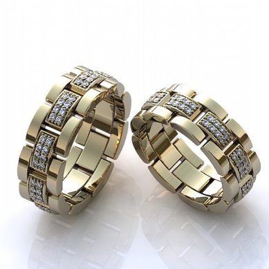 Обручальные кольца J10863 - Ювелирная студия JEWELRY & DIAMONDS