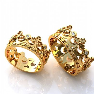 Обручальные кольца J10868 - Ювелирная студия JEWELRY & DIAMONDS