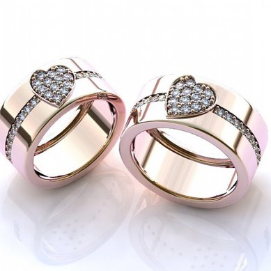 Обручальные кольца J10870 - Ювелирная студия JEWELRY & DIAMONDS