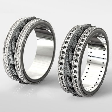 Обручальные кольца J10886 - Ювелирная студия JEWELRY & DIAMONDS