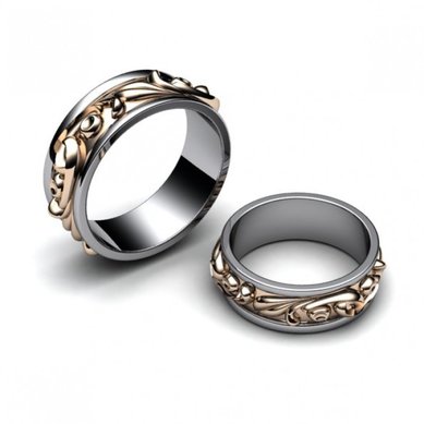 Обручальные кольца KO-OKNR018-K1090 - Ювелирный салон KotaOsta