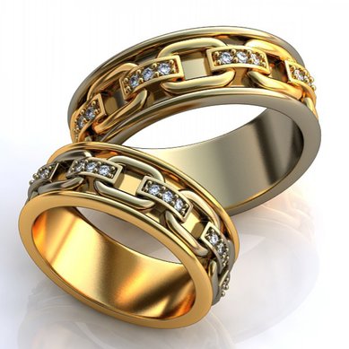 Обручальные кольца J10975 - Ювелирная студия JEWELRY & DIAMONDS