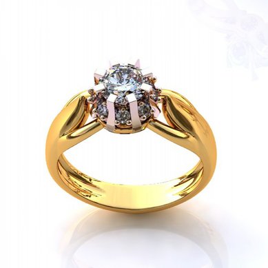 Помолвочное кольцо J11006 - Ювелирная студия JEWELRY & DIAMONDS