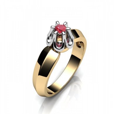 Помолвочное кольцо J11013 - Ювелирная студия JEWELRY & DIAMONDS