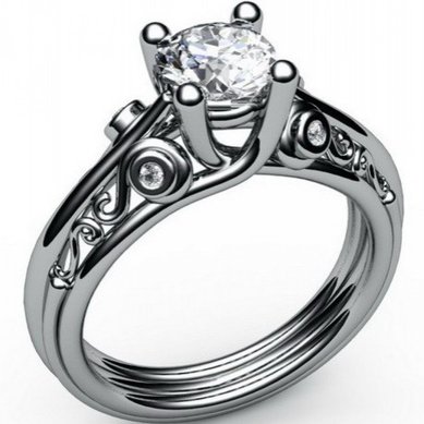 Помолвочное кольцо J11033 - Ювелирная студия JEWELRY & DIAMONDS