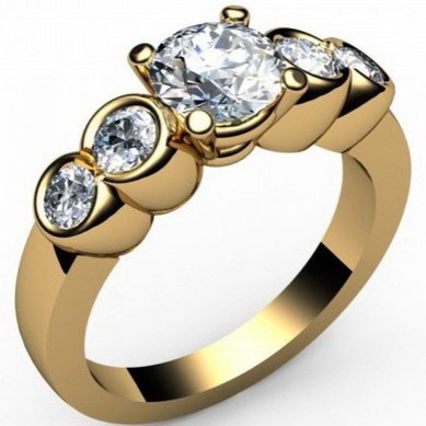 Помолвочное кольцо J11034 - Ювелирная студия JEWELRY & DIAMONDS