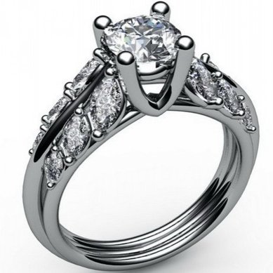 Помолвочное кольцо J11035 - Ювелирная студия JEWELRY & DIAMONDS