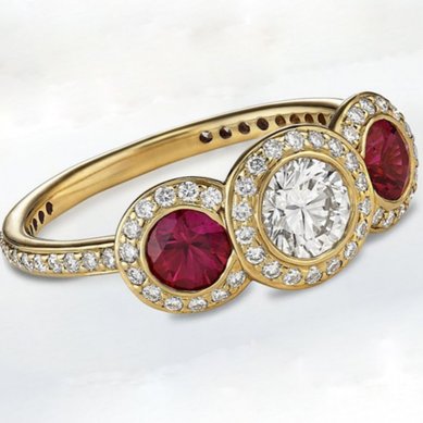 Помолвочное кольцо J11036 - Ювелирная студия JEWELRY & DIAMONDS